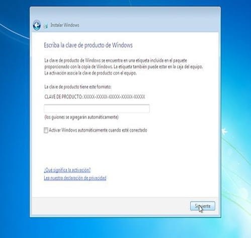 Serial de Windows7