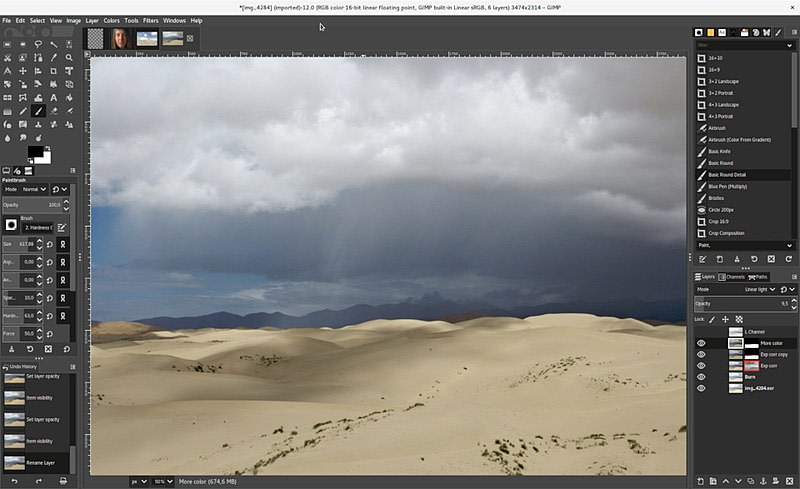Editor de imágenes Gimp